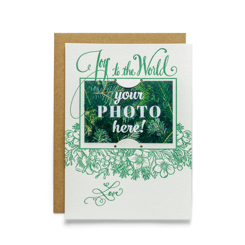 Joy to the World | DIY Christmas Photo Cards | Set of 8