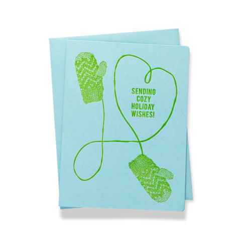 Holiday Mittens | Holiday | Letterpress Greeting Card