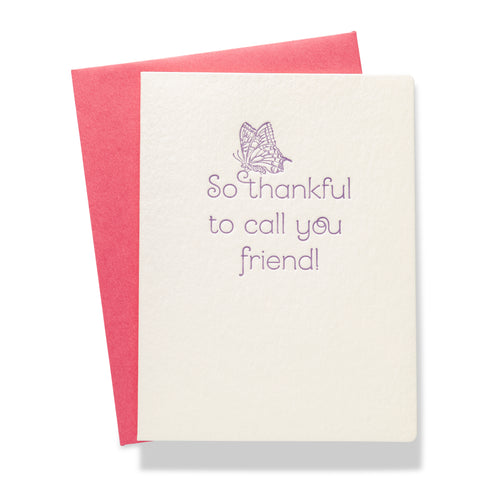 Butterfly Friend | Multi-Use | Letterpress Greeting Card