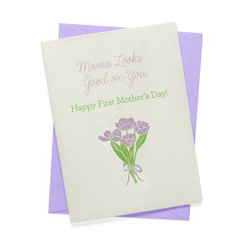 First Mother's Day | Mother's Day | Letterpress Greeting Card
