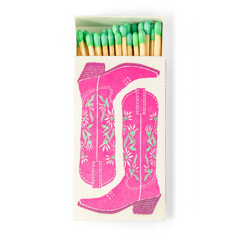 Pink Cowgirl Boots | Fun & Fancy Safety Matches