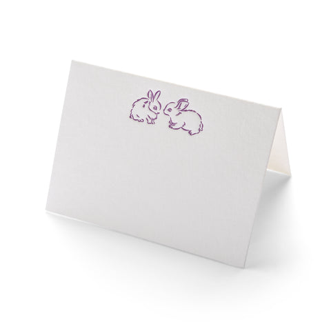 Folded Place Cards | Bunny