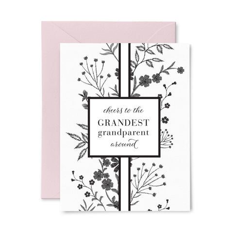 Grandest Grandparent | Grandparent| Letterpress Greeting Card