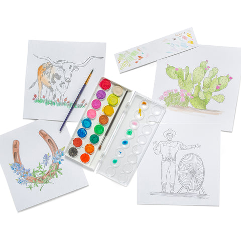 Luxe Watercolor Kit | Texas Collection