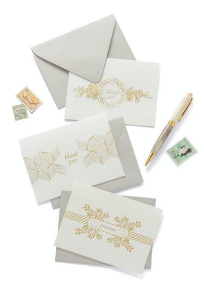 Engraved Thank You Notes | Star – Color Box Letterpress