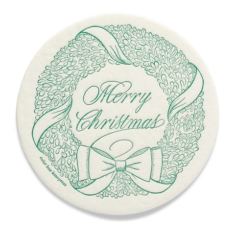 Extra Thirsty Coasters | Wreath