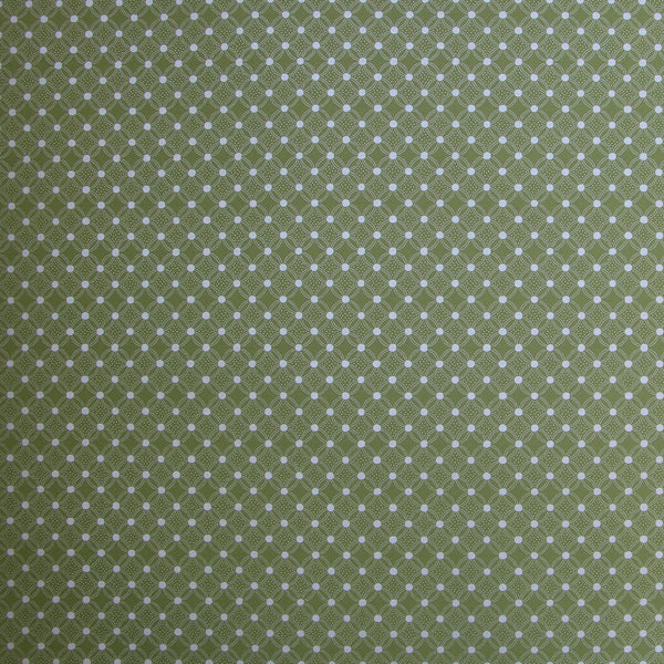 Sage Green, White Polka Dot Wrapping Paper, Zazzle