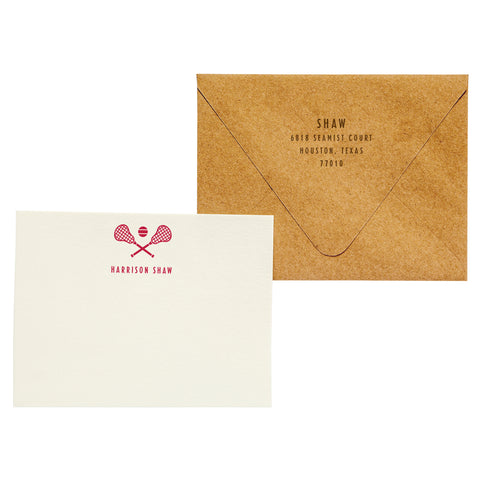 Lacrosse | Semi-Custom Stationery
