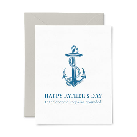 Anchor | Father's Day | Letterpress Greeting Card