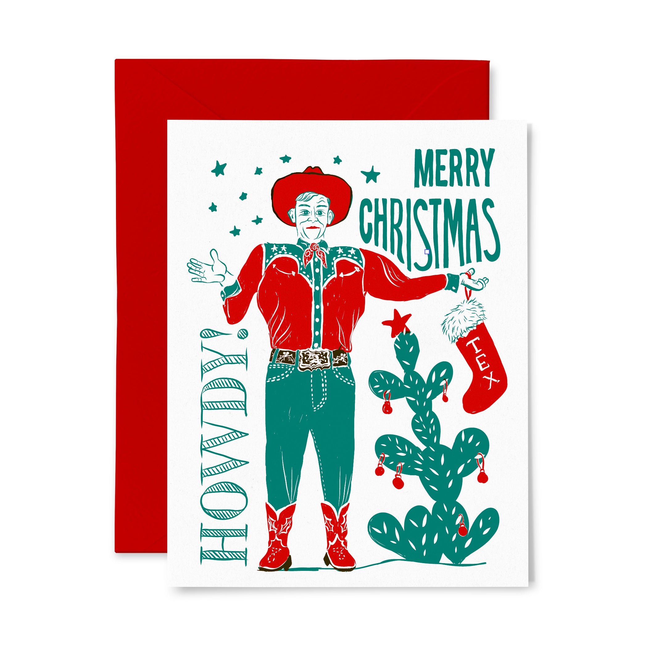 Big Tex | Holiday | Letterpress Greeting Card