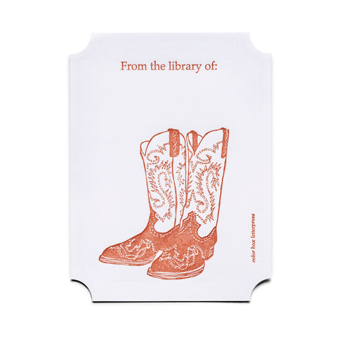 Bookplates | Boot | Set of 4