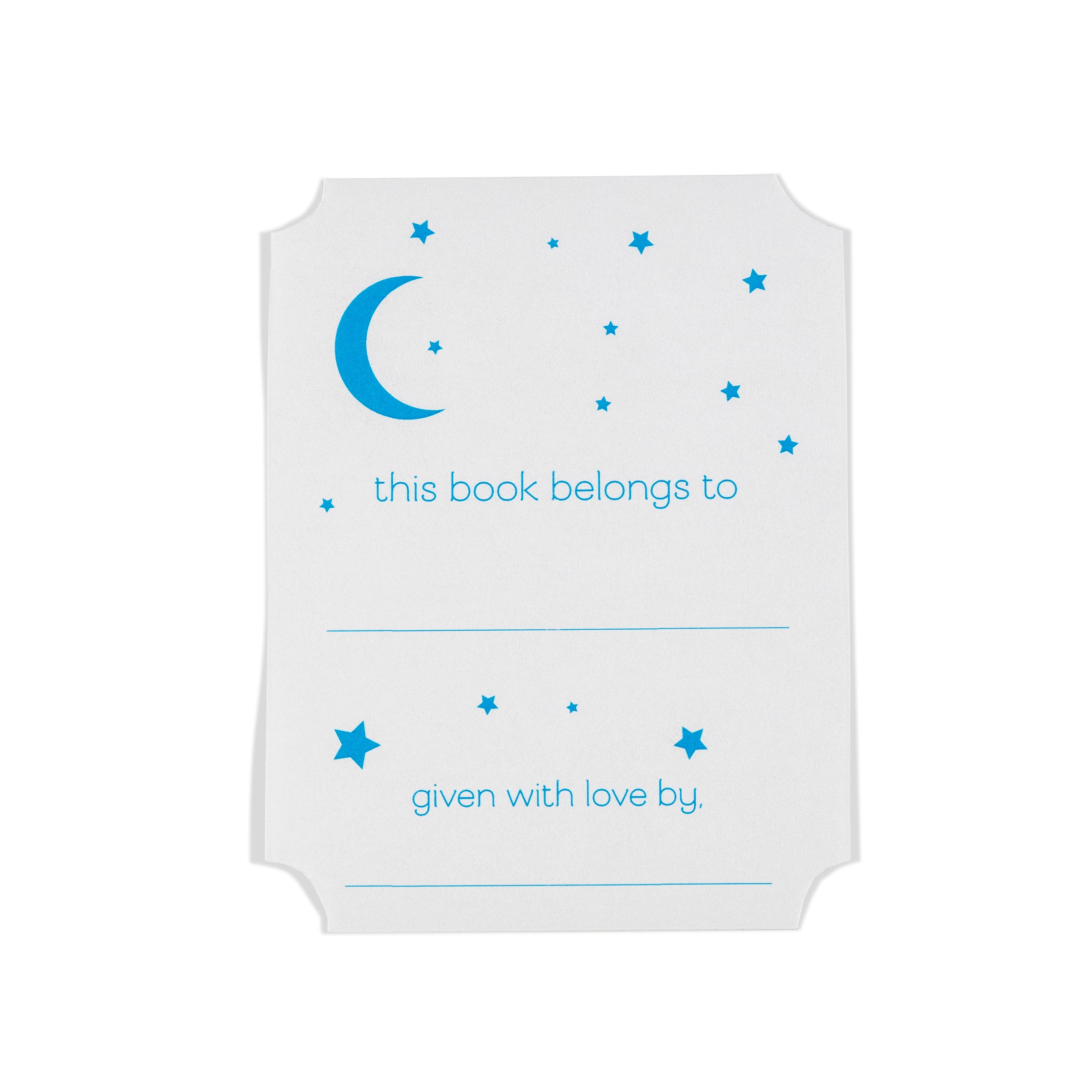 Bookplates | Stars and Moon | Set of 4