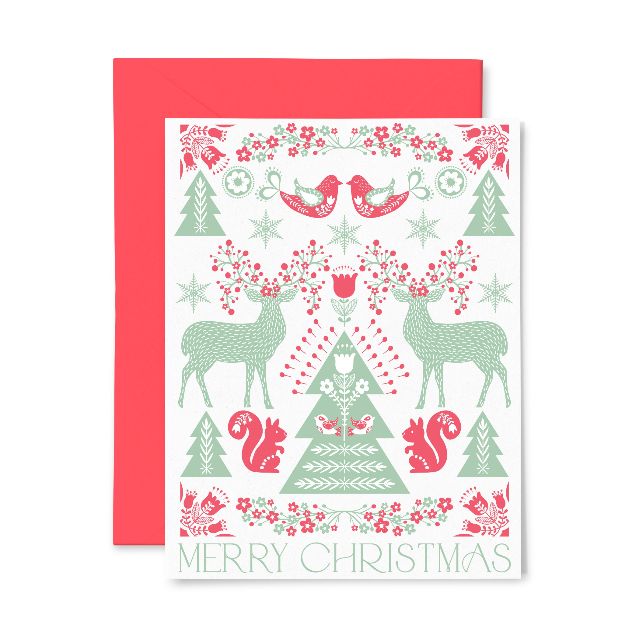 Nordic Christmas | Holiday/Christmas | Letterpress Greeting Card