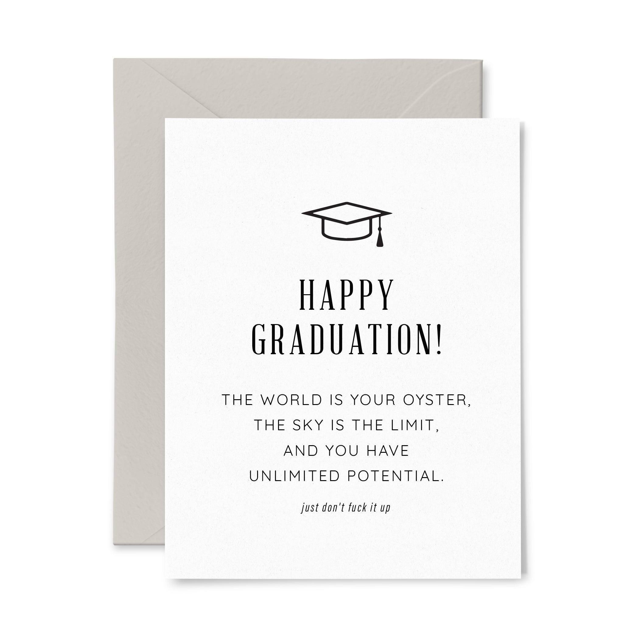 Happy Graduation | Graduation | Letterpress Greeting Card