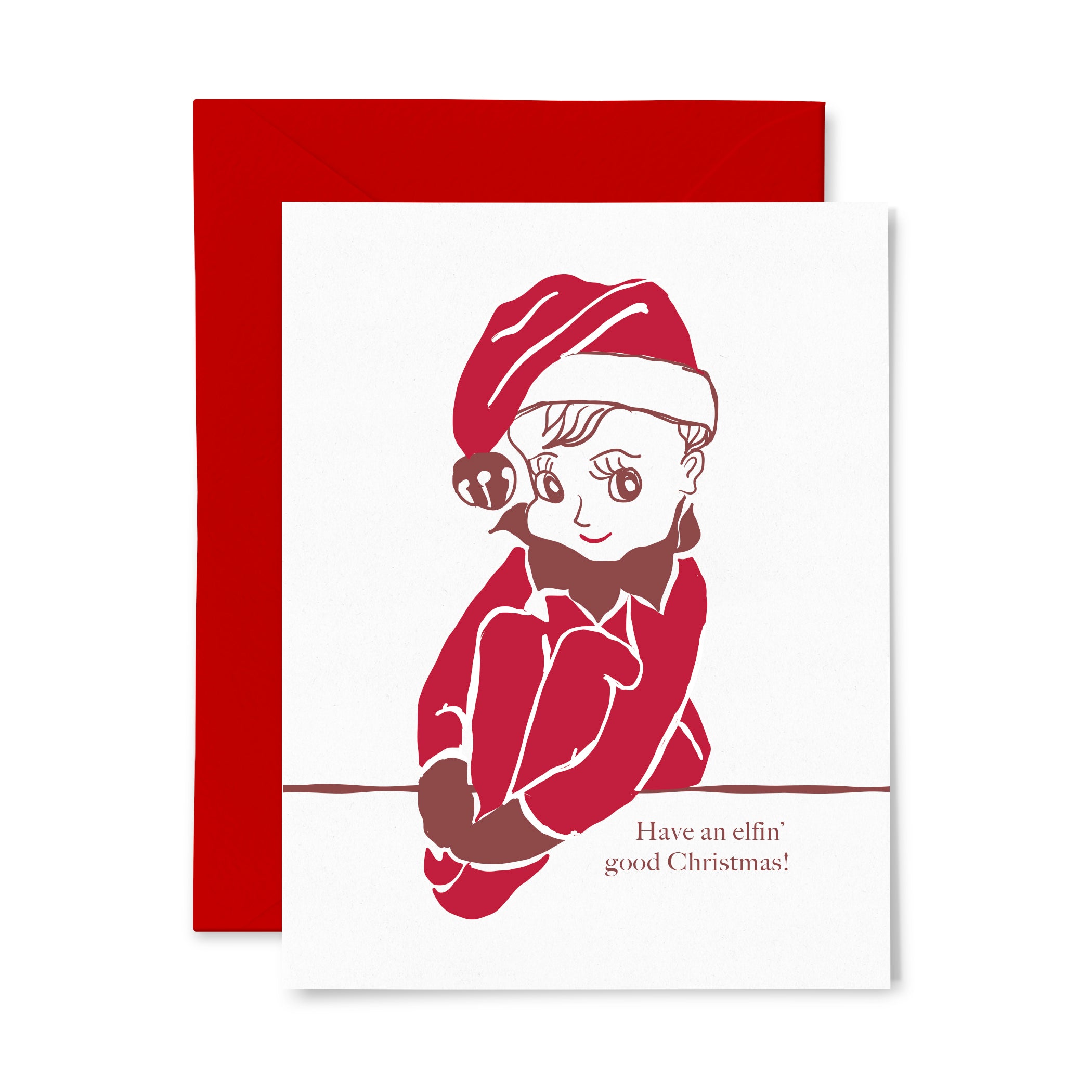 Elfin' Good | Holiday | Letterpress Greeting Card