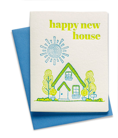 Happy New House | Home | Letterpress Greeting Card