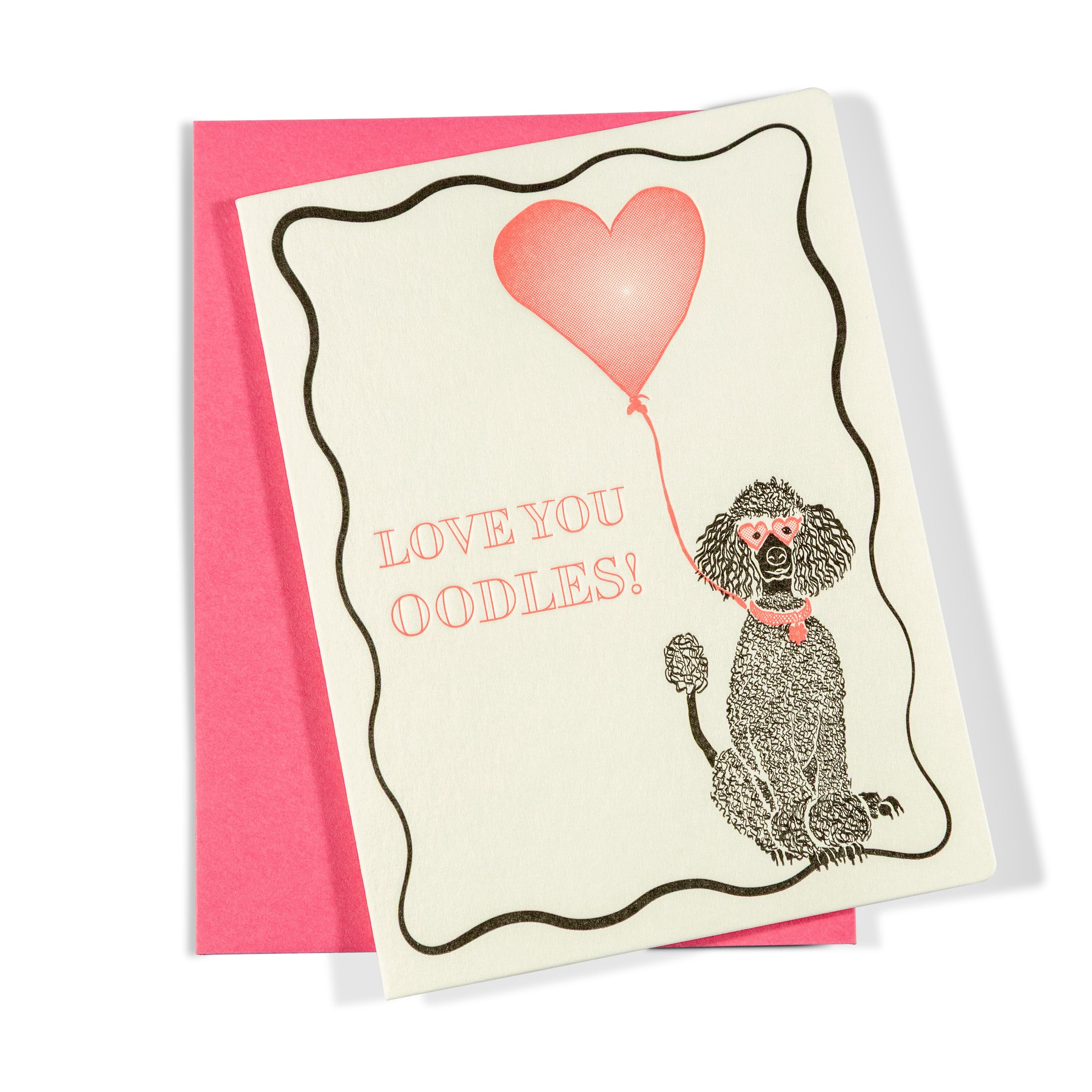 Love Oodles | Love | Letterpress Greeting Card