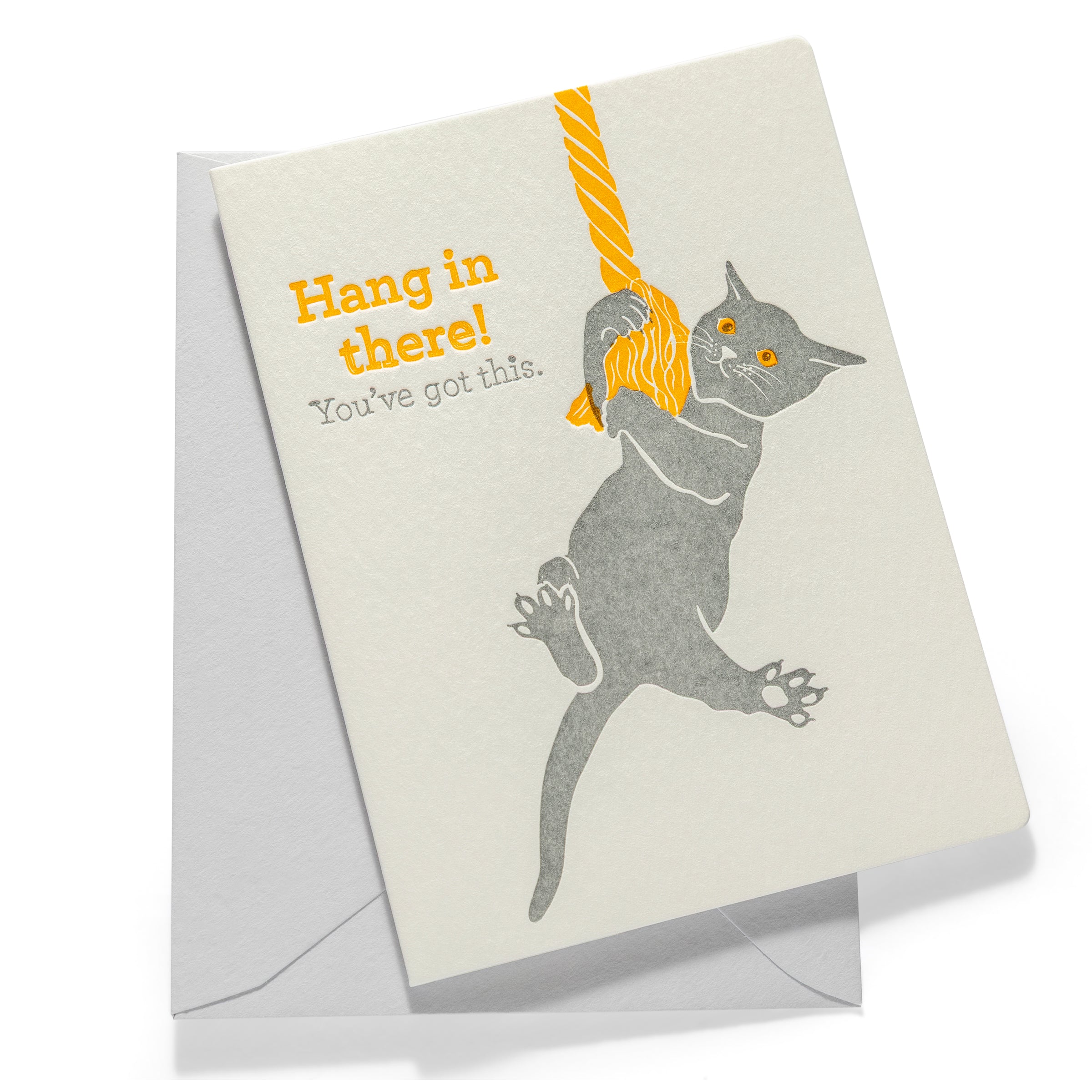 Hang in There | Multi-use | Letterpress Greeting Card
