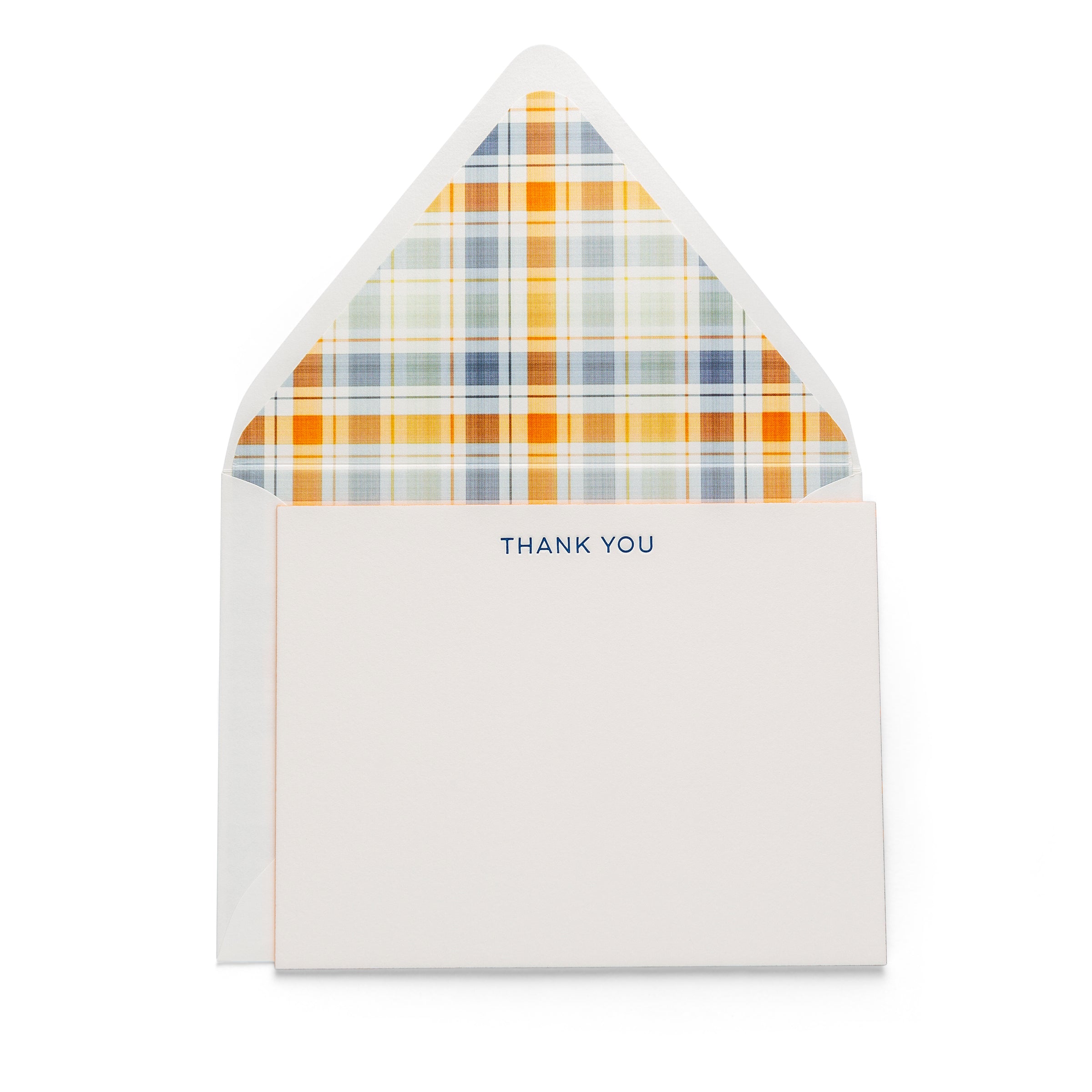 Fancy Pants Notecards | Thank You Plaid
