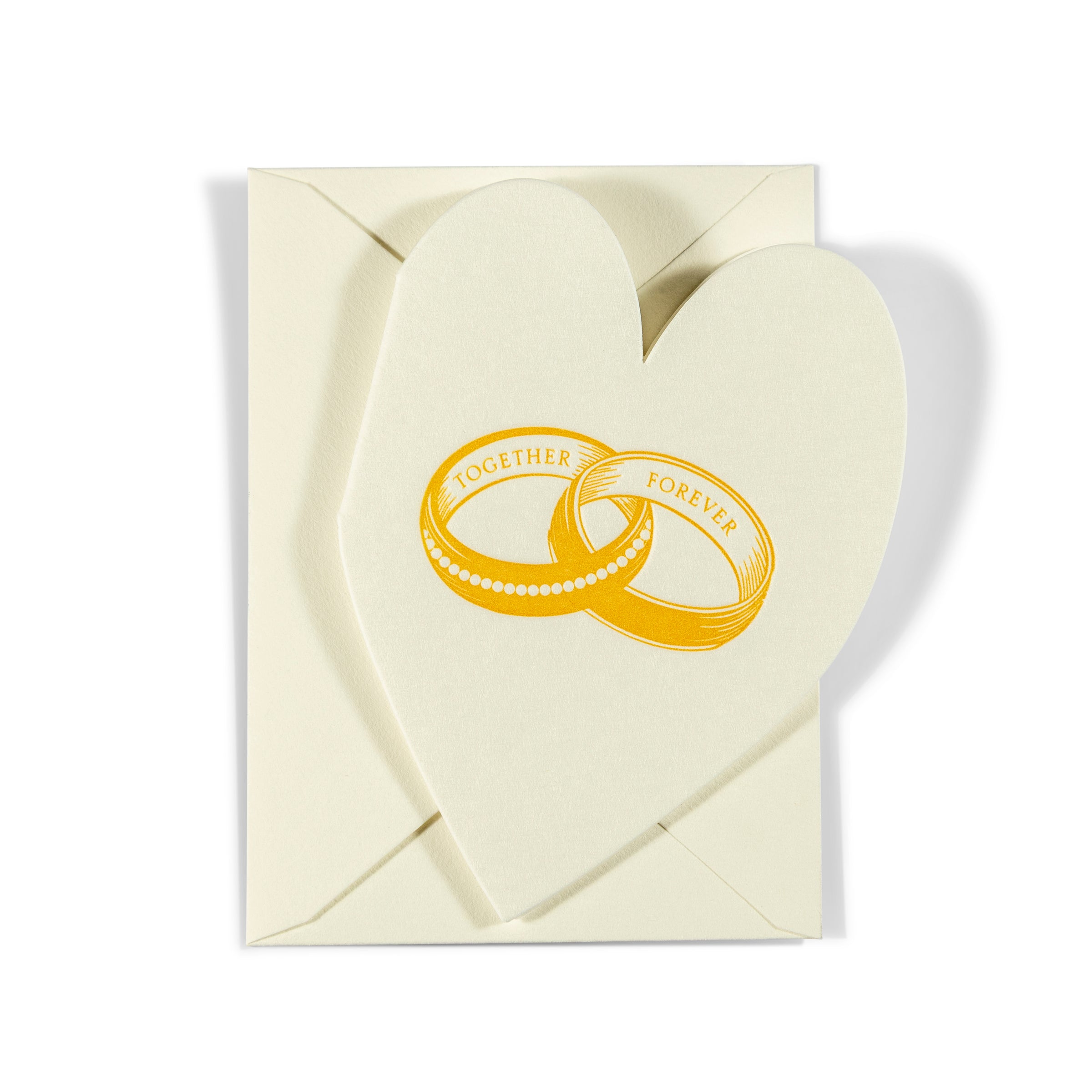 Mini Letterpress Enclosure Card | Together Forever