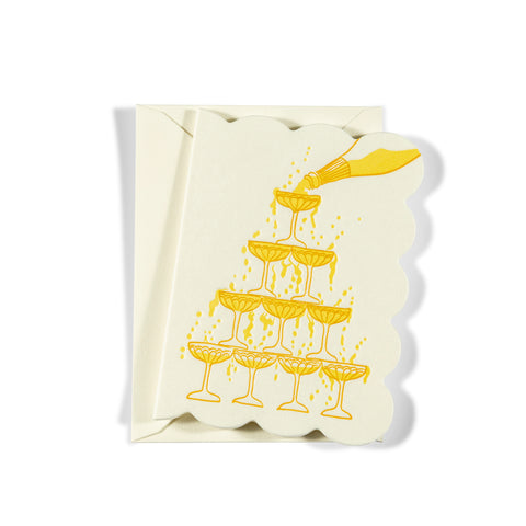 Mini Letterpress Enclosure Card | Champs Tower