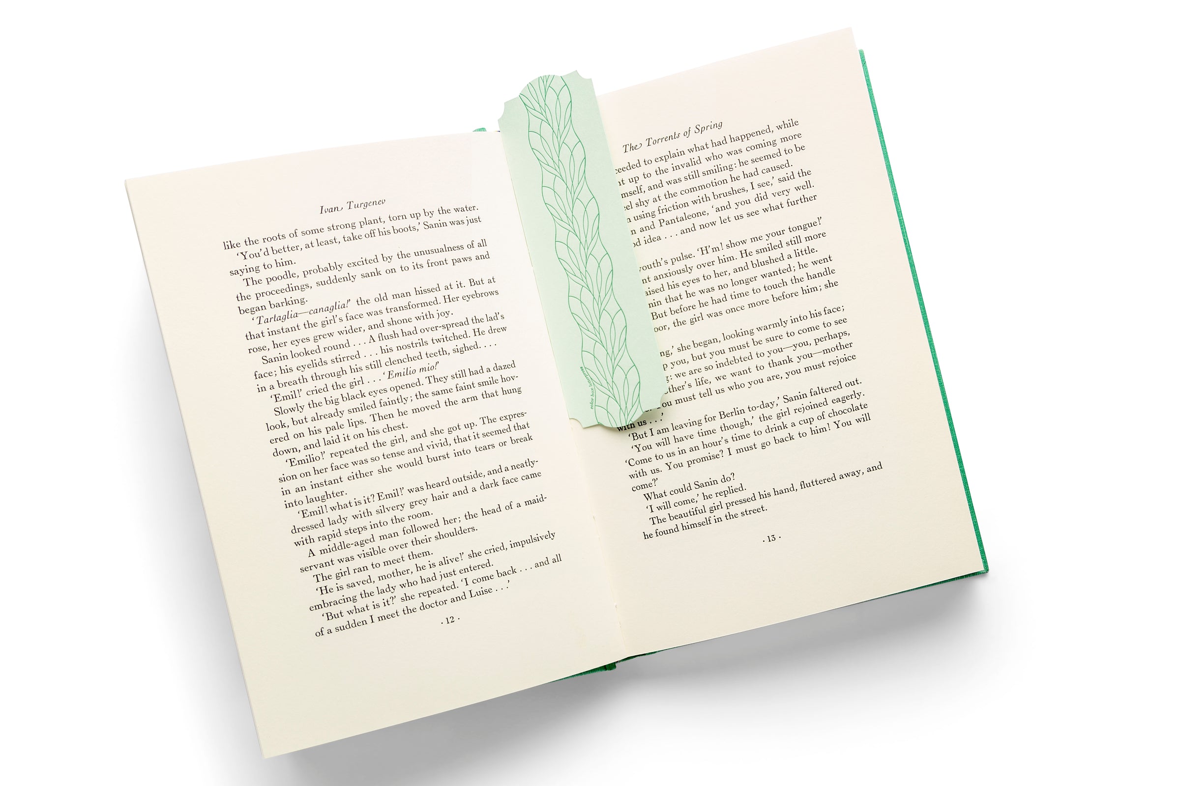 Bookmarks | Green Pattern