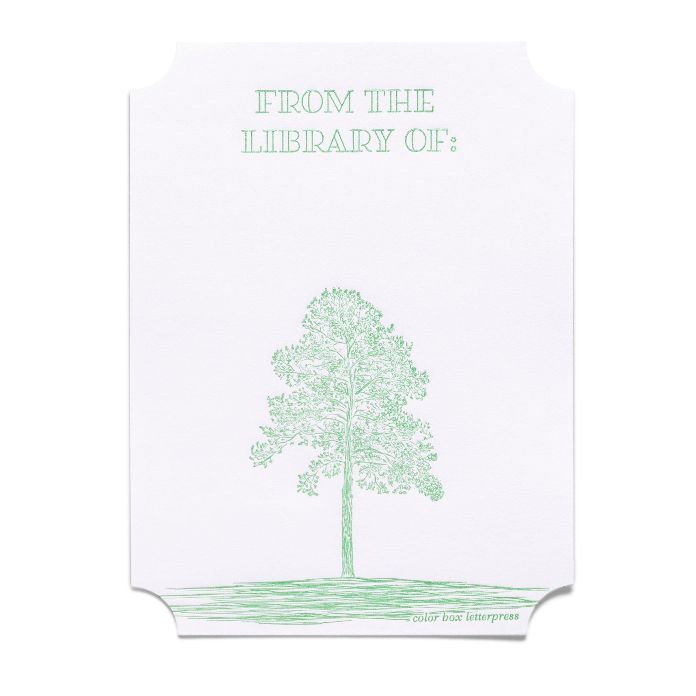 Bookplates | Tree | Set of 4