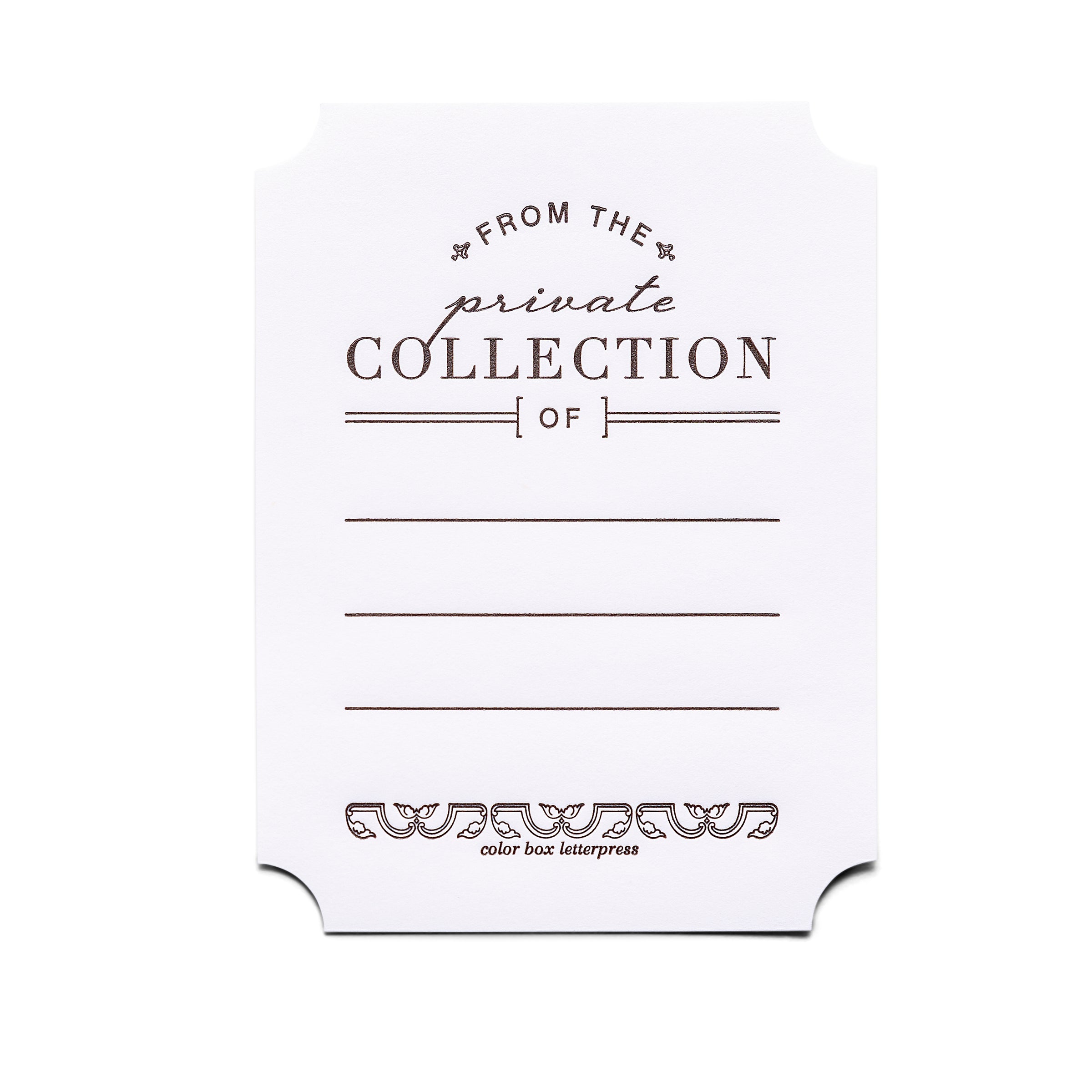 Bookplates | Private Collection | Set of 4