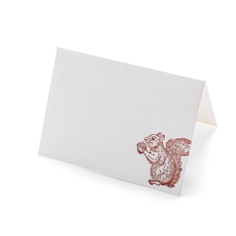 Folded Place Cards | Squirrel