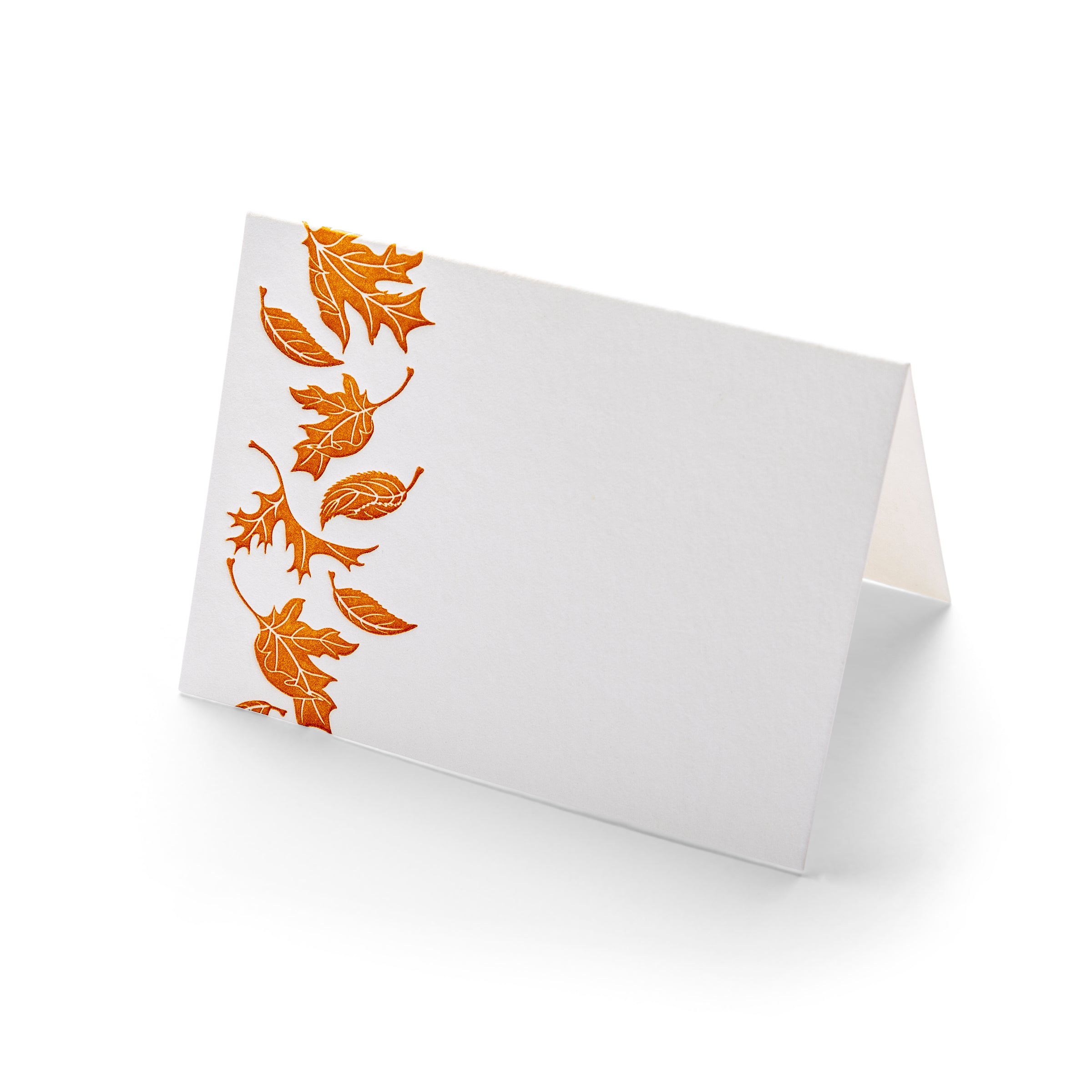 Folded Place Cards | Leaf
