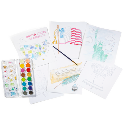 Luxe Watercolor Kit |United States of America Collection