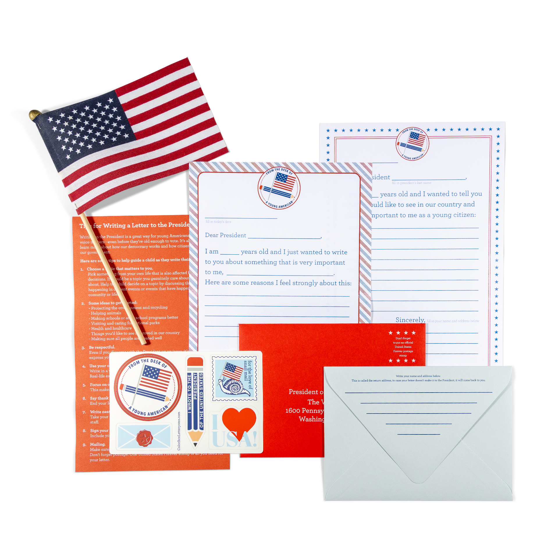 Letter Writing Kit | Write a Letter to the President