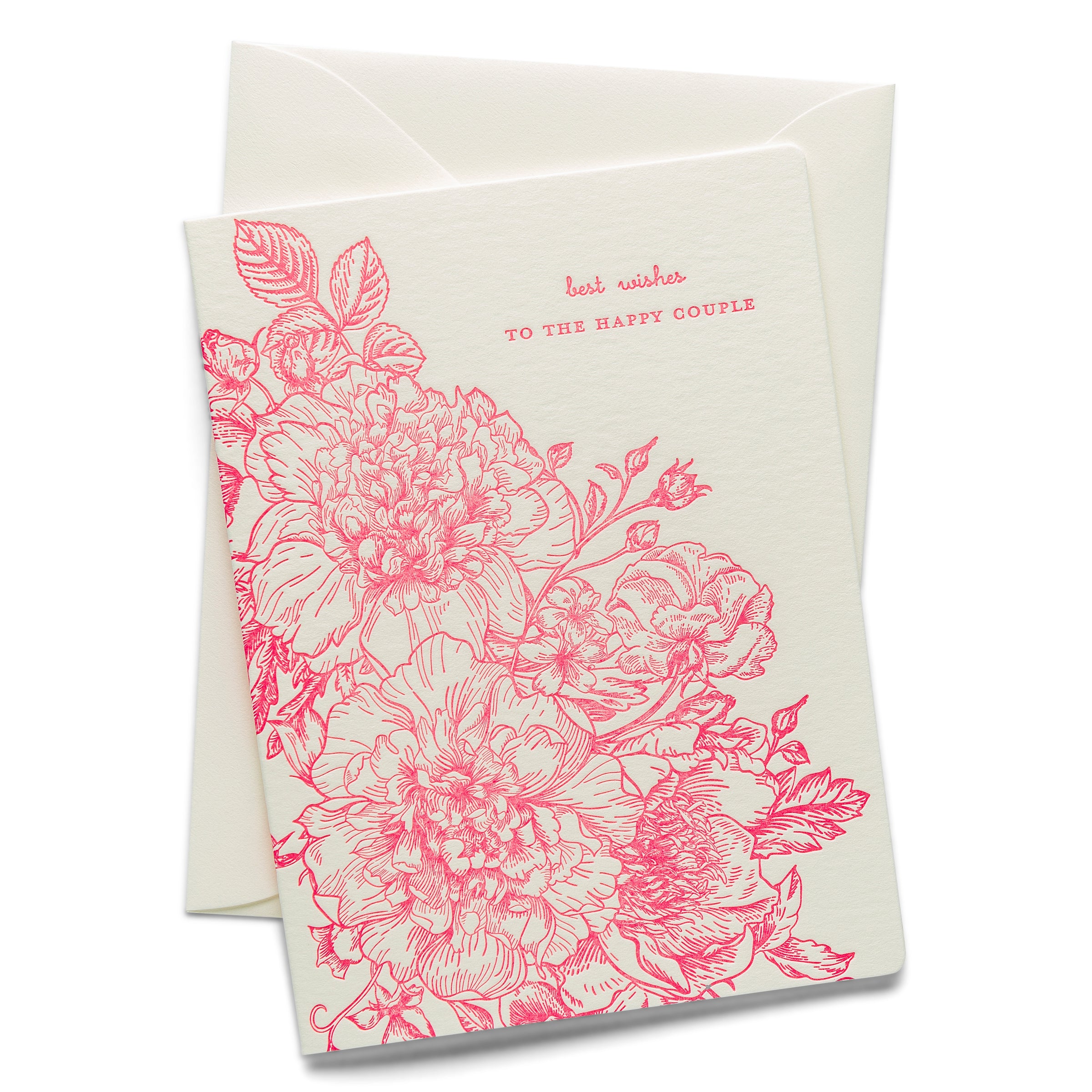 Best Wishes | Wedding | Letterpress Greeting Card