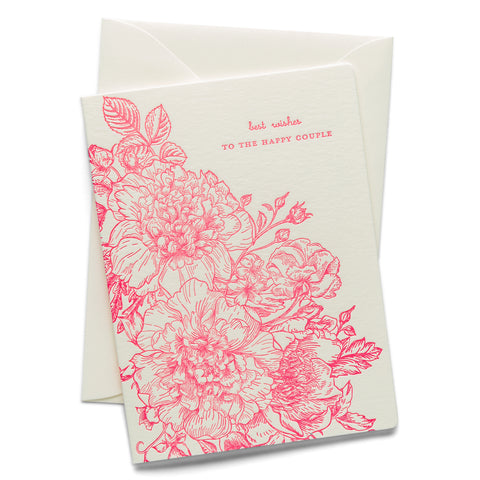 Best Wishes | Wedding | Letterpress Greeting Card