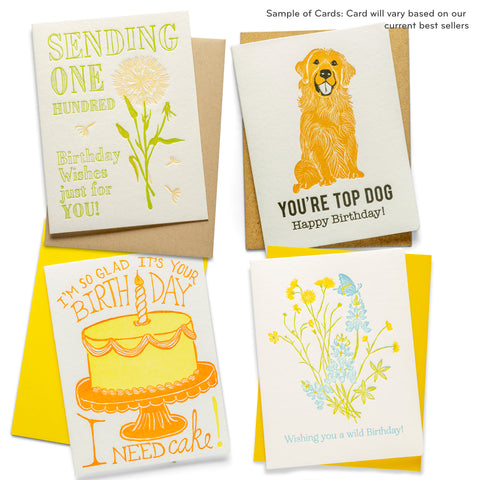 Cards for the Year 35 Letterpress Greeting Cards