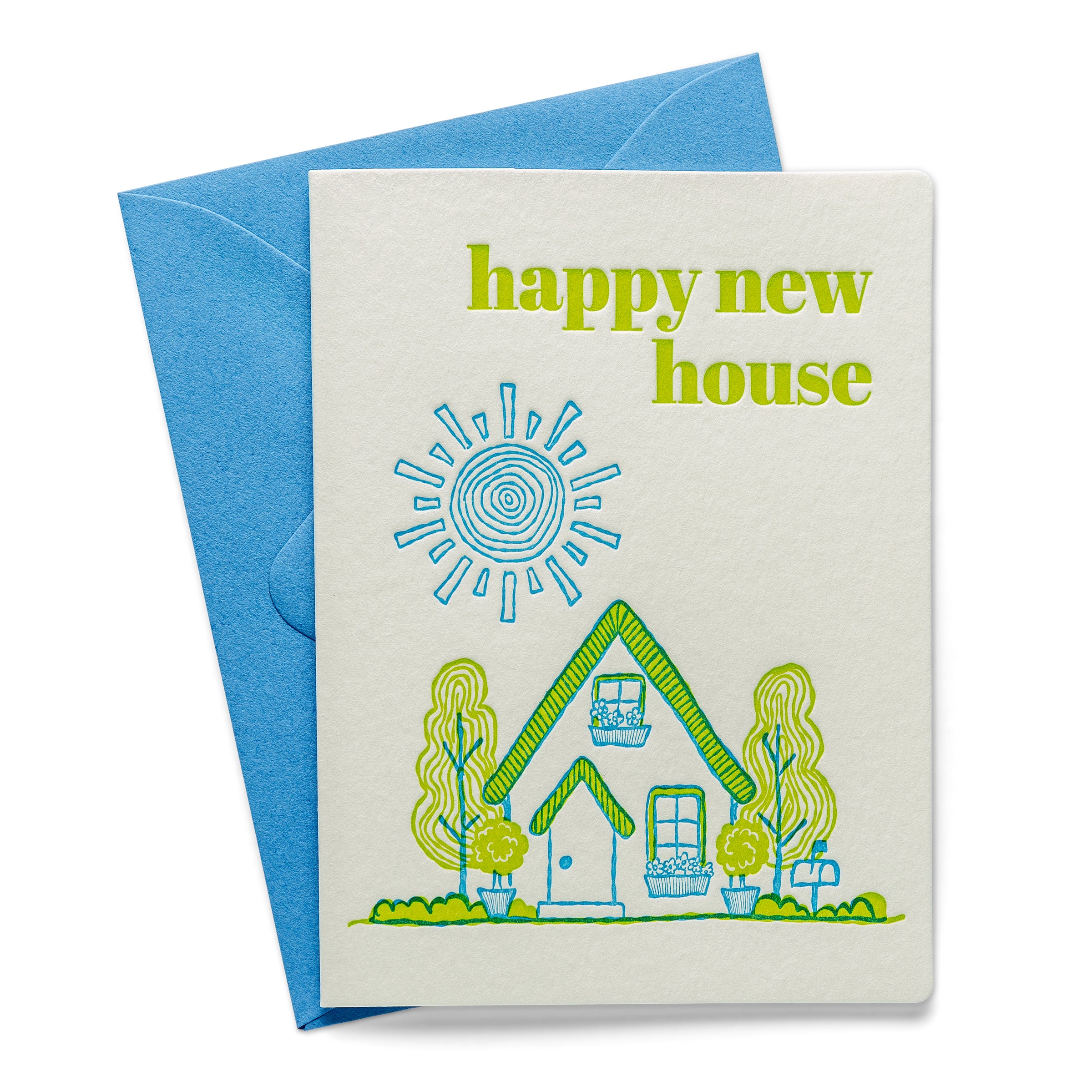 Happy New House | Home | Letterpress Greeting Card