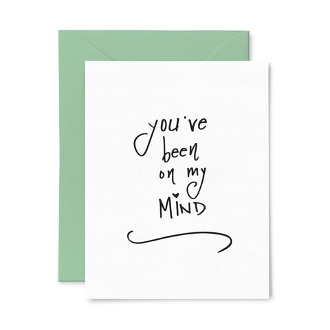 On My Mind | Multi-Use | Letterpress Greeting Card