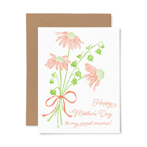 Sweet Mama | Mother's Day | Letterpress Greeting Card