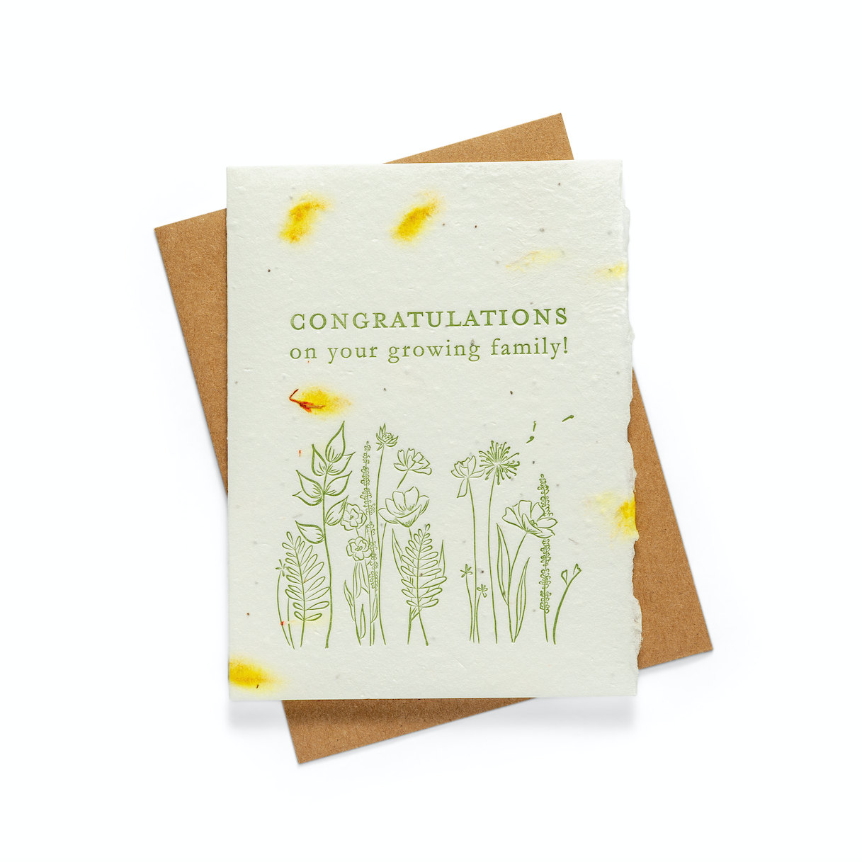 Growing Family | Seed Card | Letterpress Greeting Card