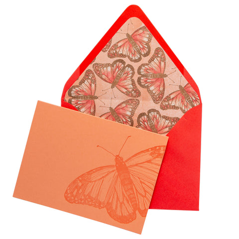 Folded Fancy Notecards | Butterfly