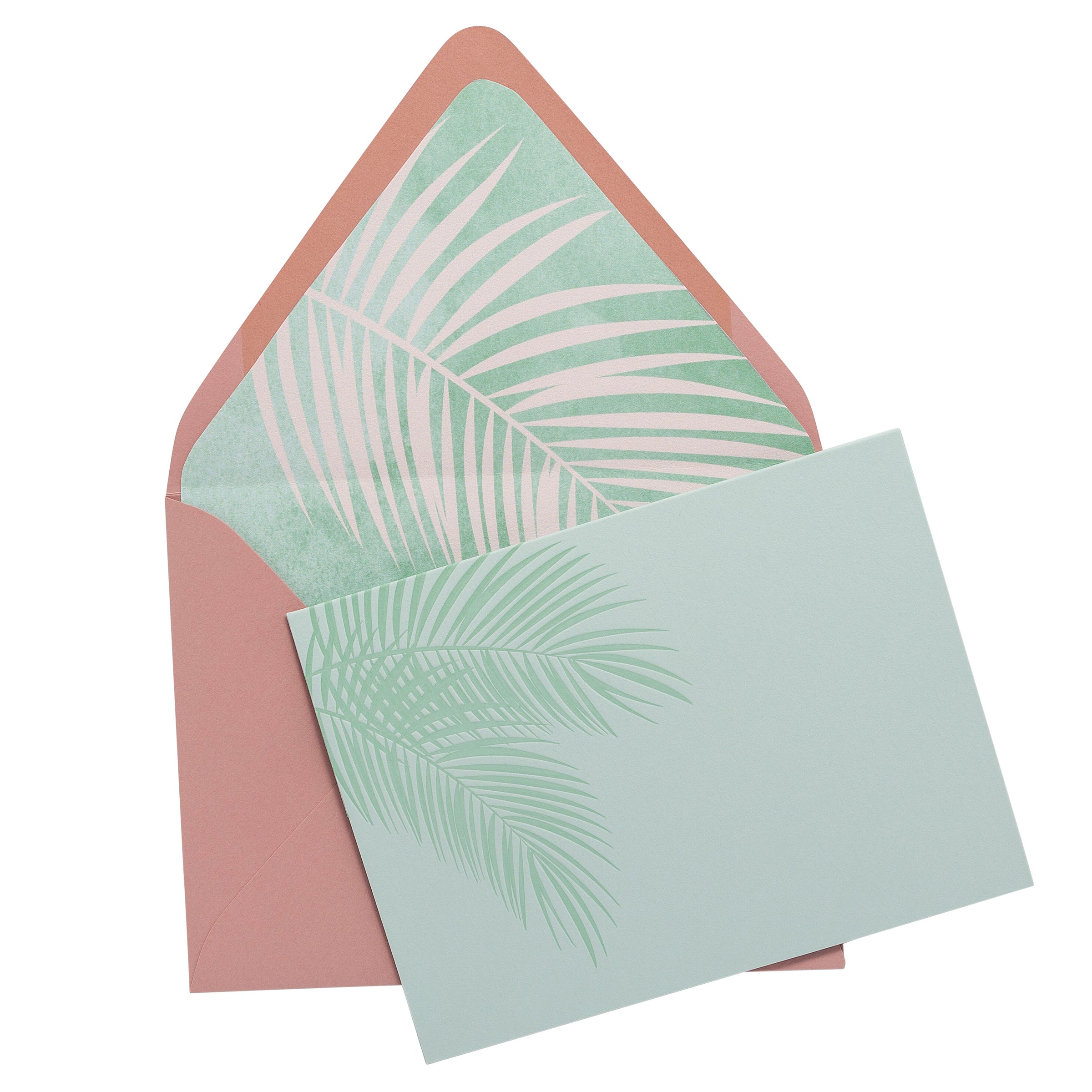 Folded Fancy Notecards | Palm