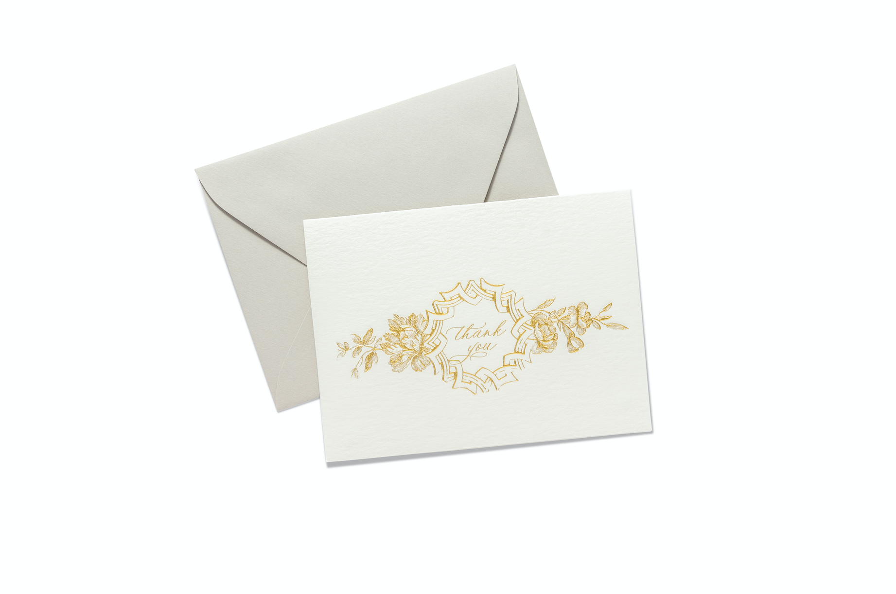 Engraved Thank You Notes | Flowers