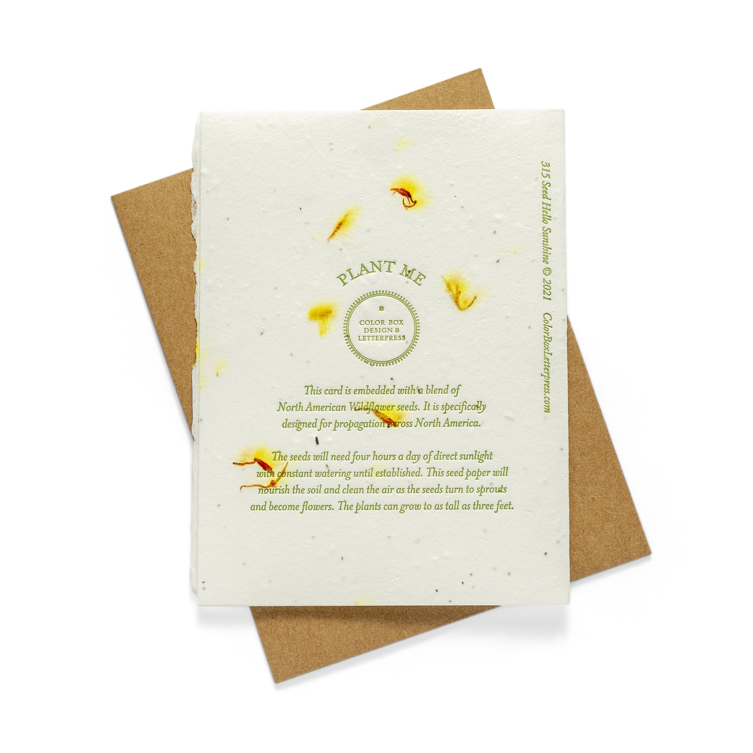 greeting cards with flower seeds in them Growing Family | Seed Card