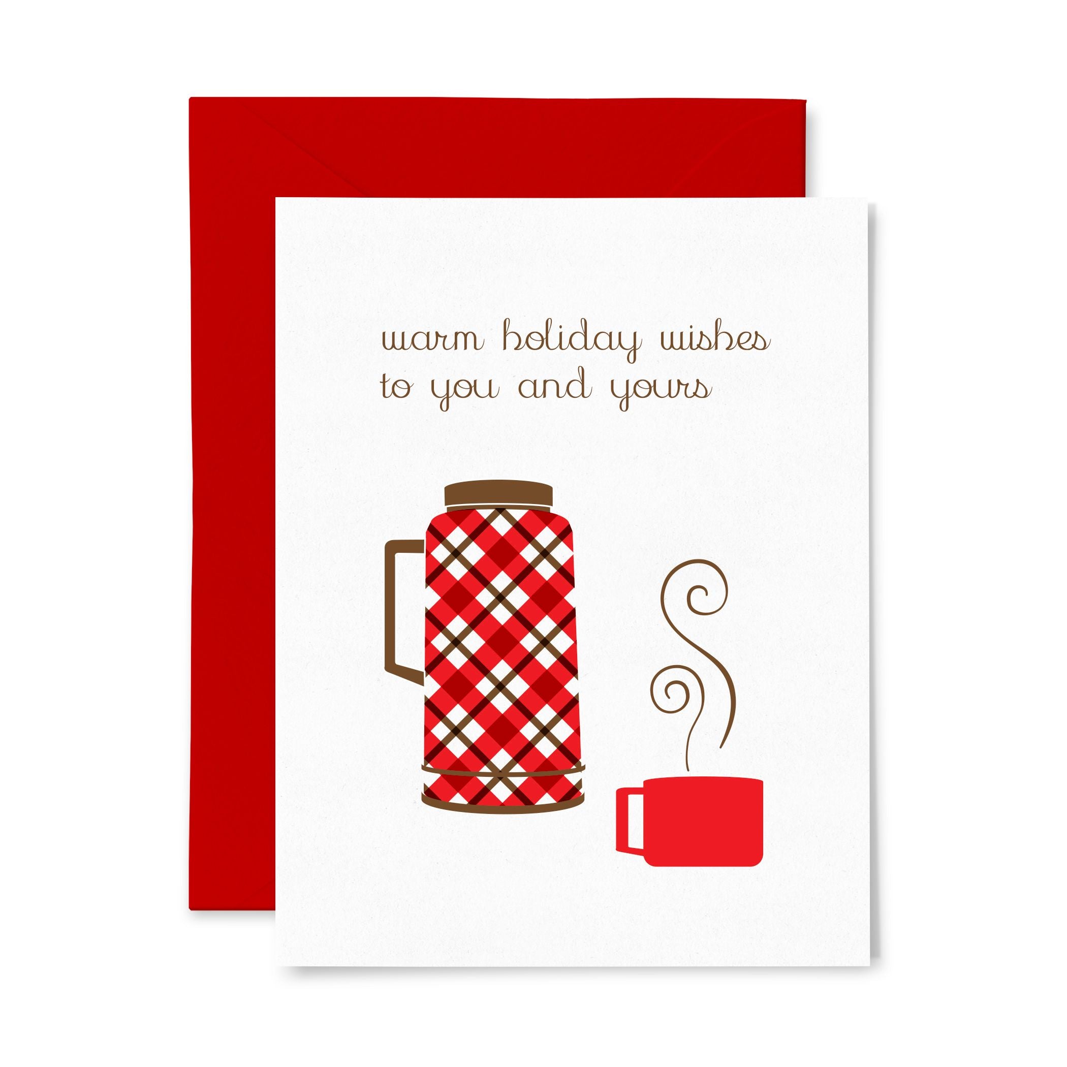 Warm Wishes | Holiday | Letterpress Greeting Card