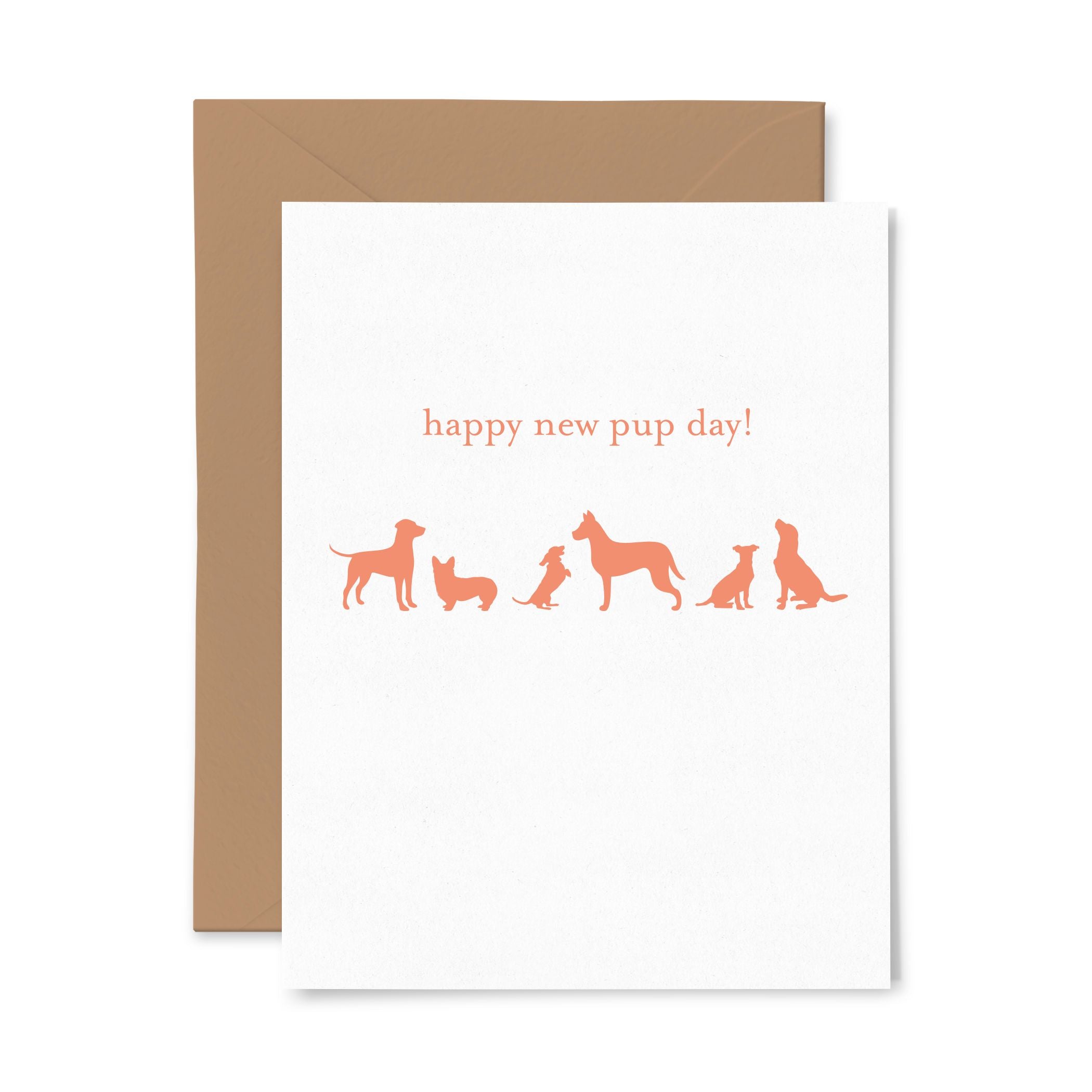 New Dog Day | Multi-Use | Letterpress Greeting Card